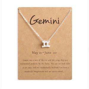 Gemini Pendant Necklace